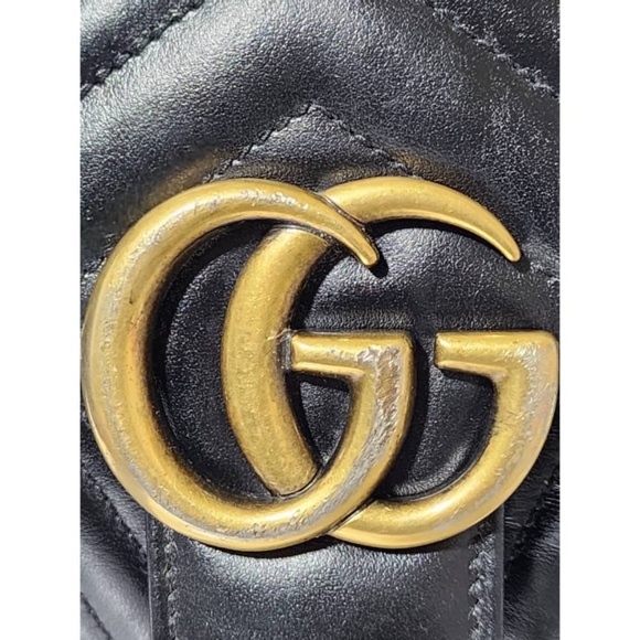 Authentic Gucci GG Marmont Medium Matelassé Shoulder Bag - Picture 9 of 14
